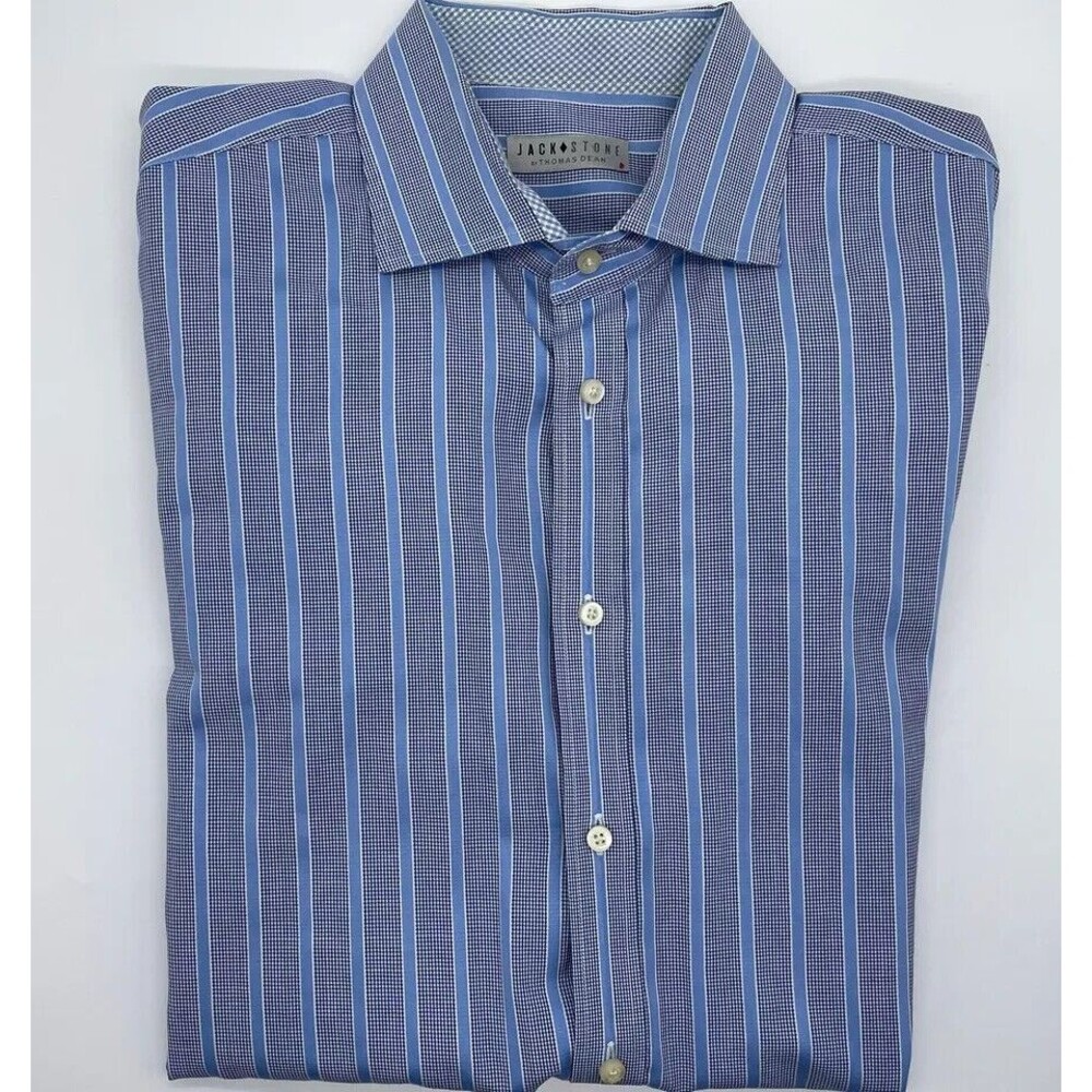 Jack‎ Stone by Thomas Dean Mens Extra Large Long Sleeve Button Up Flip Cuff